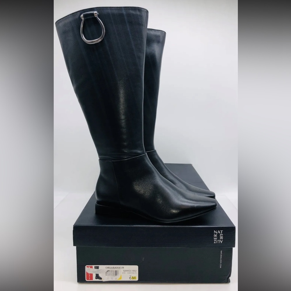 Naturalizer Knee High Black Boots